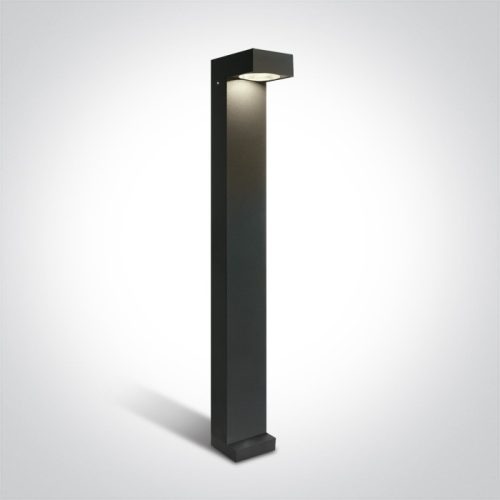 67508 / AN / C antracit LED BOLLARD 70CM 6W CW IP65 230V