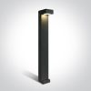 67508 / AN / W Antracit LED Bollard 70cm 6w ww IP65 230V