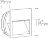 68068a / an / w antracit fal süllyesztett LED 4W IP65 sötét fény 100-240V