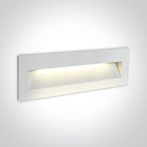 68068C / W / W fehér fal süllyesztett LED 6W IP65 sötét fény 100-240V