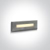 68072b / w s / steel316 Wall Rec IP65 LED 7W WW 230V