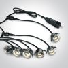 69002A / W 6PCS Black Decking Set SS316 LED IP67 WW 230V