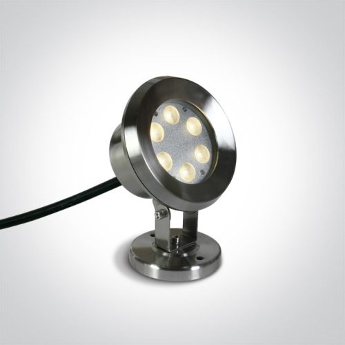 69064b / c 6x1W LED CW SS316 IP68 Állítható víz alatti LED 24V