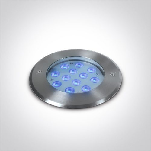 69066D / BL 12x1W kék LED SS316 IP68 süllyesztett víz alatti 24V