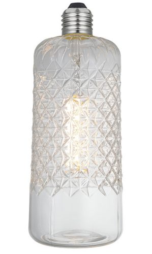 DAYLIGHT ITALIA E27 LED CRYSTAL DEMETRA  6W 2700K  WW Üveg