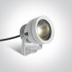 7047 / W / W fehér LED 20W WW 50D IP65 Spike 230V