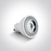 7306CG / C White Cob LED 6W CW GU10 60DEG 230V