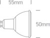 7306CGD / C Fehér COB LED 6W CW GU10 60DEG DIMMBLEBLE 230V