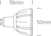 7306GC / W LED 7W GU10 WW CRI97 36DEG 230V