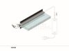 TOPMET LED profil TWIN8 1000 mm natúr