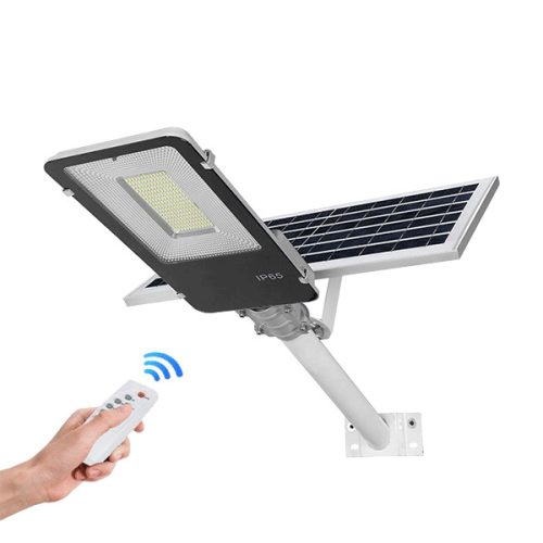 Elmark napelemes utcavilágító lámpatest, SOLAR STREET LIGHT 100W 6000K IP65, SET