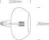 9G08K / egy dekoratív LED lámpa E27 8W borostyán 230V