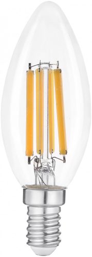 Avide LED Filament Candle 6W E14 360° WW 2700K High Lumen