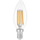 Avide LED Filament Candle 6W E14 360° WW 2700K High Lumen