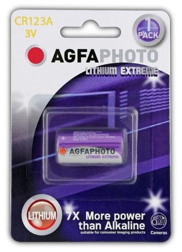 AgfaPhoto Lithium Fotóelem CR123A B1