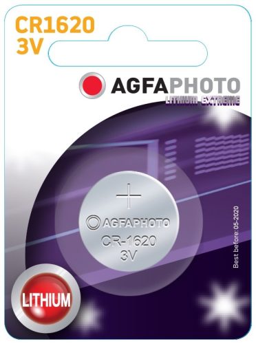 AgfaPhoto Lithium Gombelem CR1620 B1