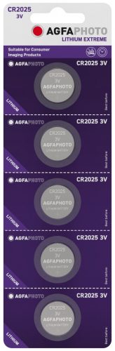 AgfaPhoto Lithium Gombelem CR2025 B5