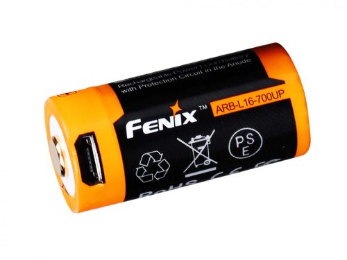 Fenix Light Kellék Akkumulátor 16340 ARB-L16-700UP Li-ion