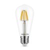 Asalite LED Izzó ST64 filament E27 8W 2700K (810 lumen)