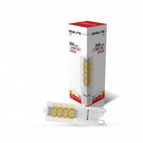 Asalite LED Izzó G9 3W 3000K (360 lumen)