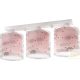 DALBER 3 LIGHT CEILING LAMP CLOUDS PINK 41413S