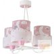 DALBER 3 LIGHT HANGING LAMP PINK MOON 61237S