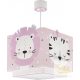 DALBER HANGING LAMP BABY JUNGLE PINK 63112S