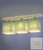 DALBER 3 LIGHT CEILING LAMP MOONLIGHT GREEN 63233NH