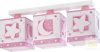 DALBER 3 LIGHT CEILING LAMP MOONLIGHT PINK 63233NS