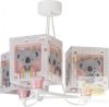 DALBER 3 LIGHT HANGING LAMP KOALA PINK 63267S