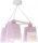 DALBER 3 LIGHT HANGING LAMP VICHY PINK 80224S