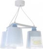 DALBER 3 LIGHT HANGING LAMP VICHY BLUE 80224T