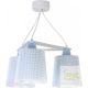 DALBER 3 LIGHT HANGING LAMP VICHY BLUE 80224T