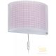 DALBER WALL LAMP VICHY PINK 80228S