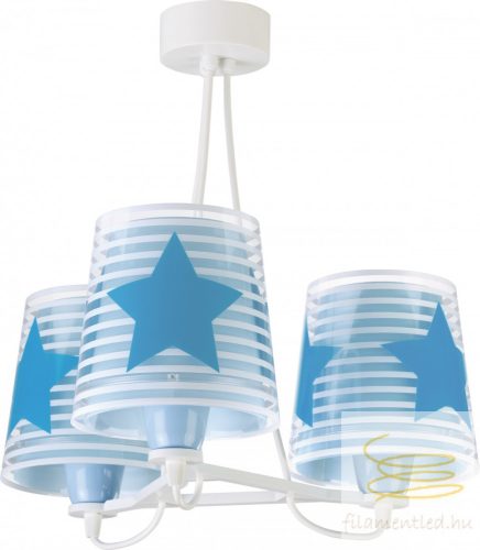 DALBER 3 LIGHT HANGING LAMP LIGHT FEELING BLUE 81197T