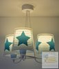 DALBER 3 LIGHT HANGING LAMP LIGHT FEELING BLUE 81197T