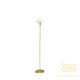 VIENDA FLOOR LAMP SATIN BRASS/GLASS E14