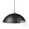 BOWL PENDANT BLACK E27