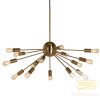 MIR PENDANT SATIN BRASS E14