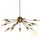 MIR PENDANT SATIN BRASS E14