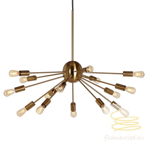 MIR PENDANT SATIN BRASS E14