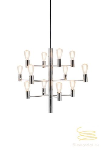 MANOLA CHANDELIER 12 CHROME E14