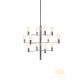 MANOLA CHANDELIER 12 CHROME E14