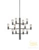 MANOLA CHANDELIER 12 GRAPHITE E14