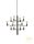 MANOLA CHANDELIER 12 GRAPHITE E14