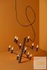 MANOLA CHANDELIER 12 GRAPHITE E14