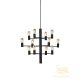 MANOLA CHANDELIER 12 BLACK E14