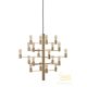 MANOLA CHANDELIER 20 SATIN BRASS E14