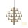 MANOLA CHANDELIER 30 SATIN BRASS E14