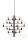 MANOLA CHANDELIER 30 BLACK E14